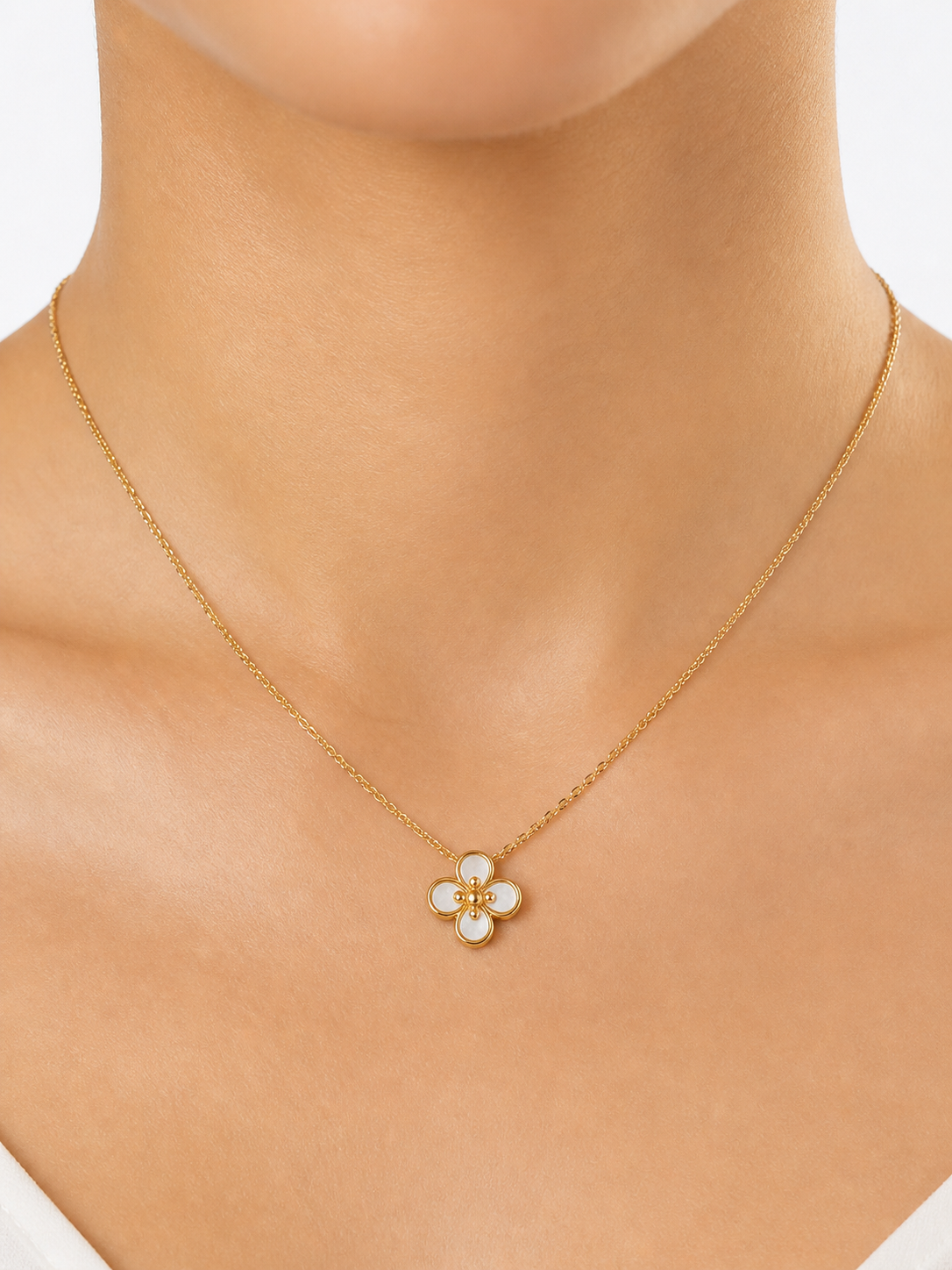 3D Flower Petal Necklace