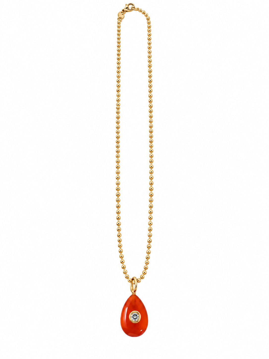 Gemstone Teardrop on Toilet Bowl Chain