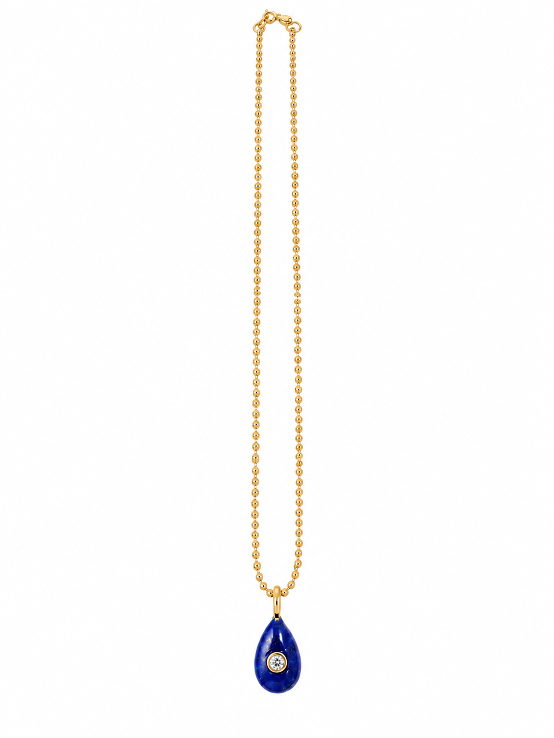 Gemstone Teardrop on Toilet Bowl Chain