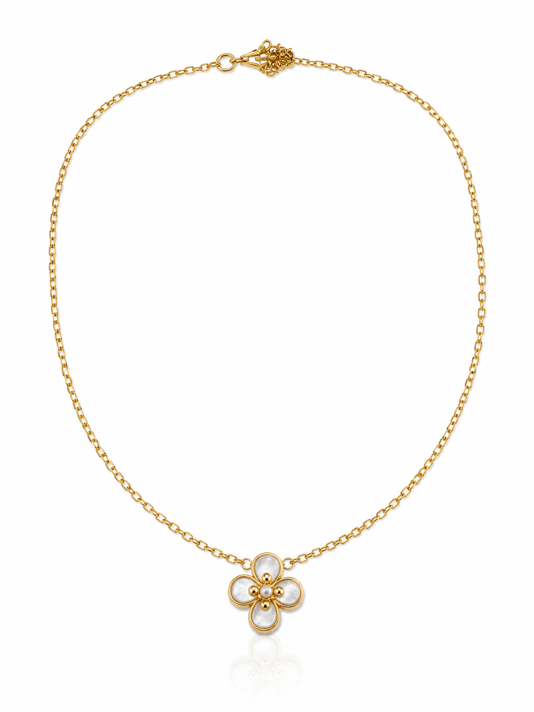 3D Flower Petal Necklace