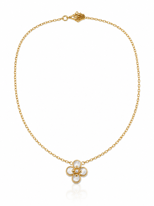 3D Flower Petal Necklace