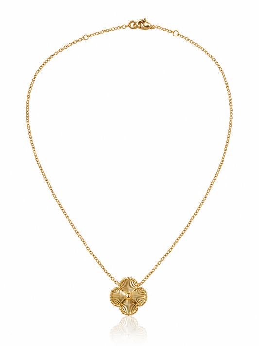 Gold Vermeil Quatrefoil Necklace