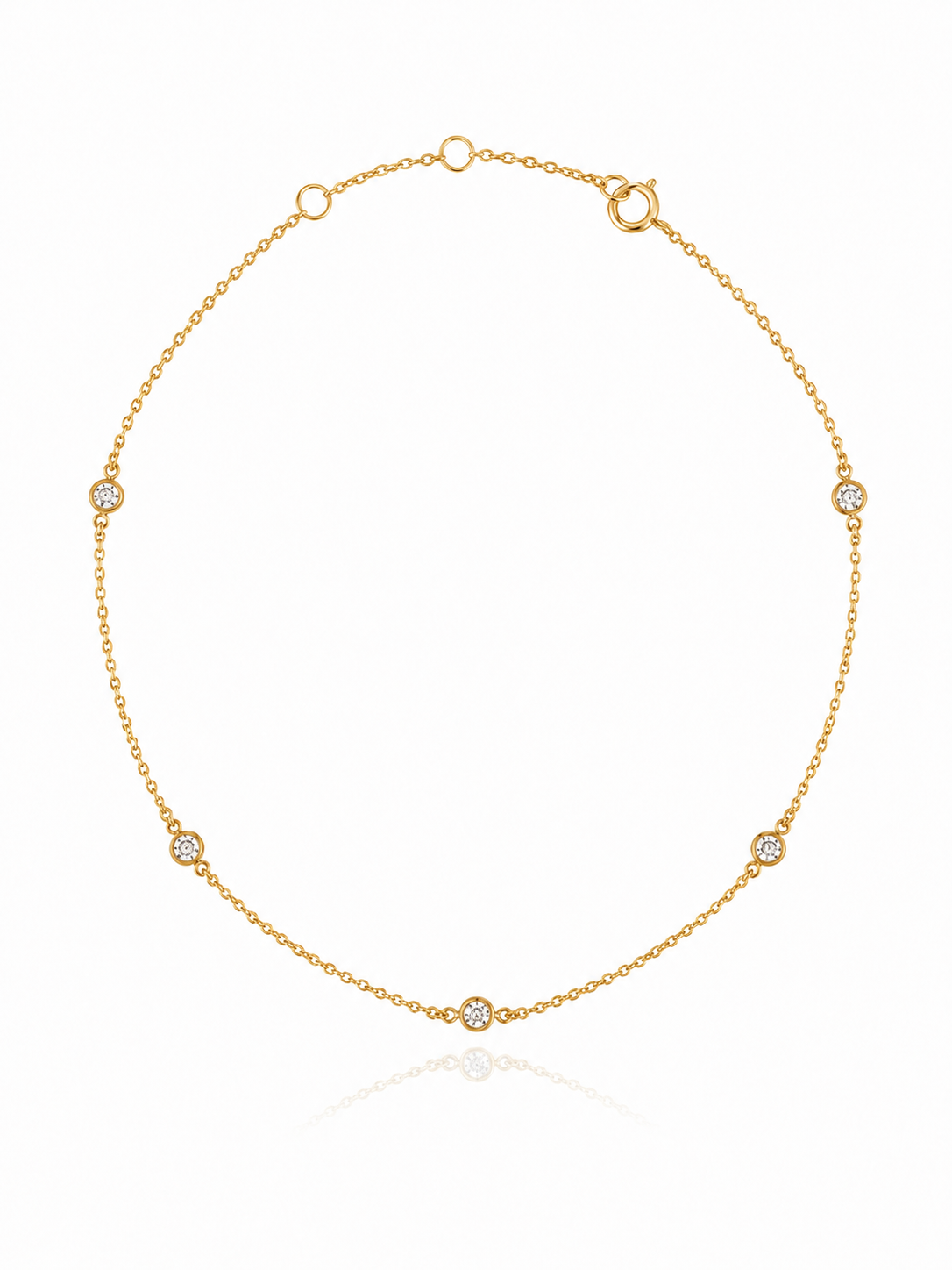 Diamond by Yard Anklet