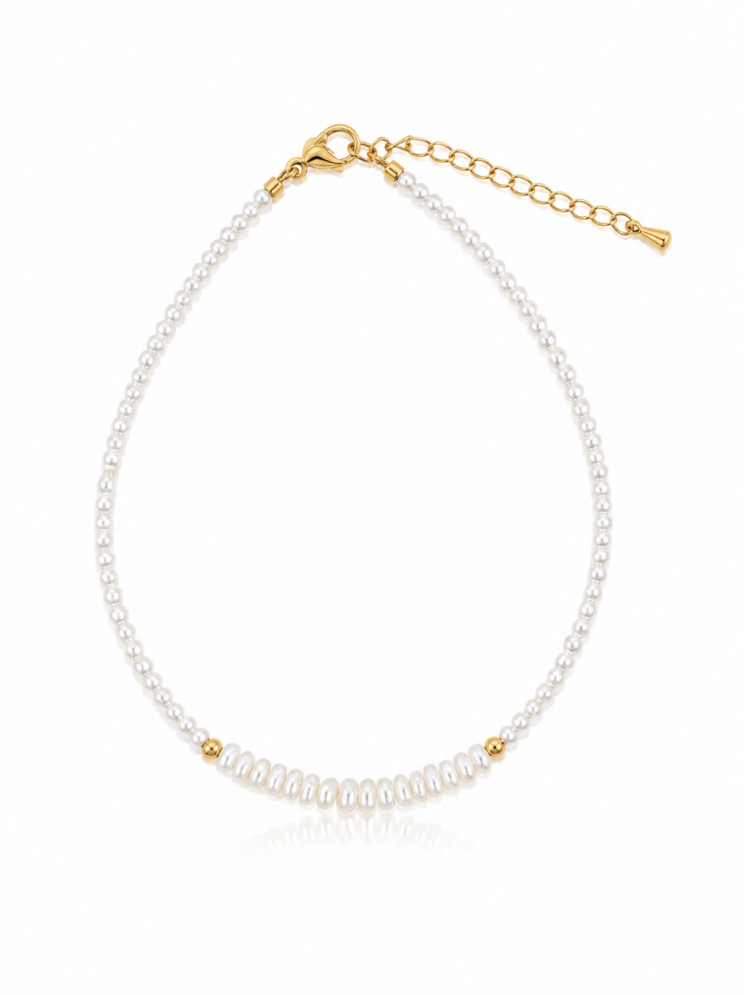 Freshwater and Pearls Anklet