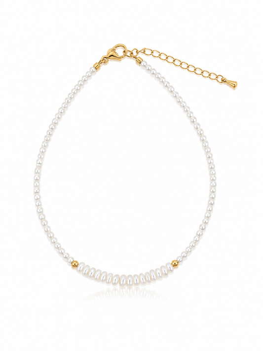 Freshwater and Pearls Anklet