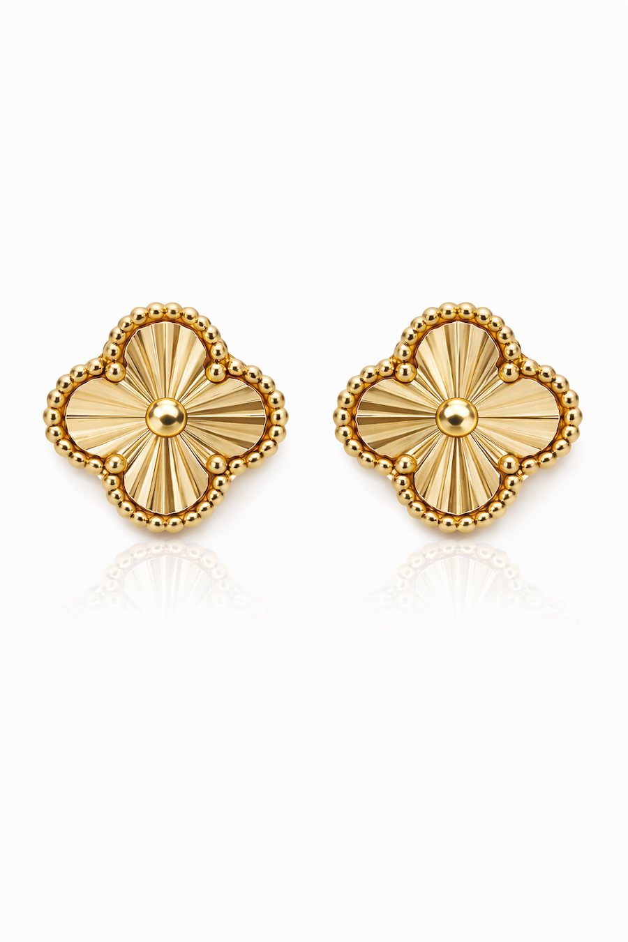 Quaterfoil Stud Earrings