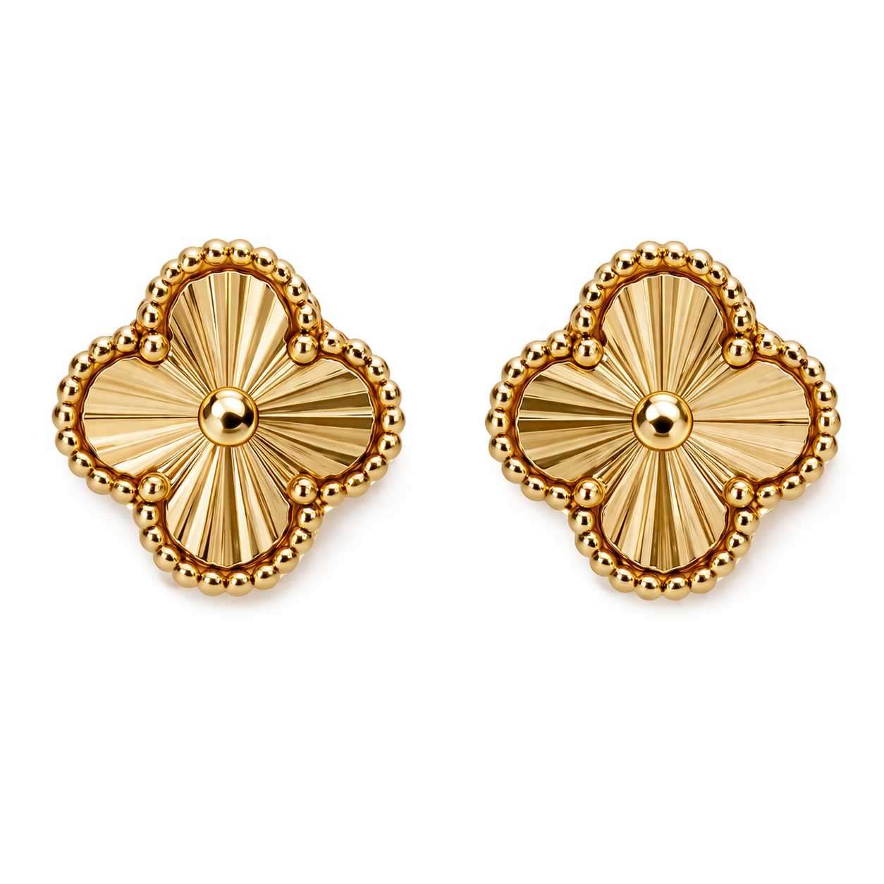 Quaterfoil Stud Earrings