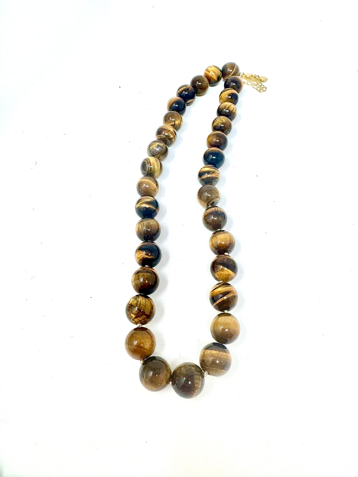 Gemstone Hand Knotted Gumball Necklace