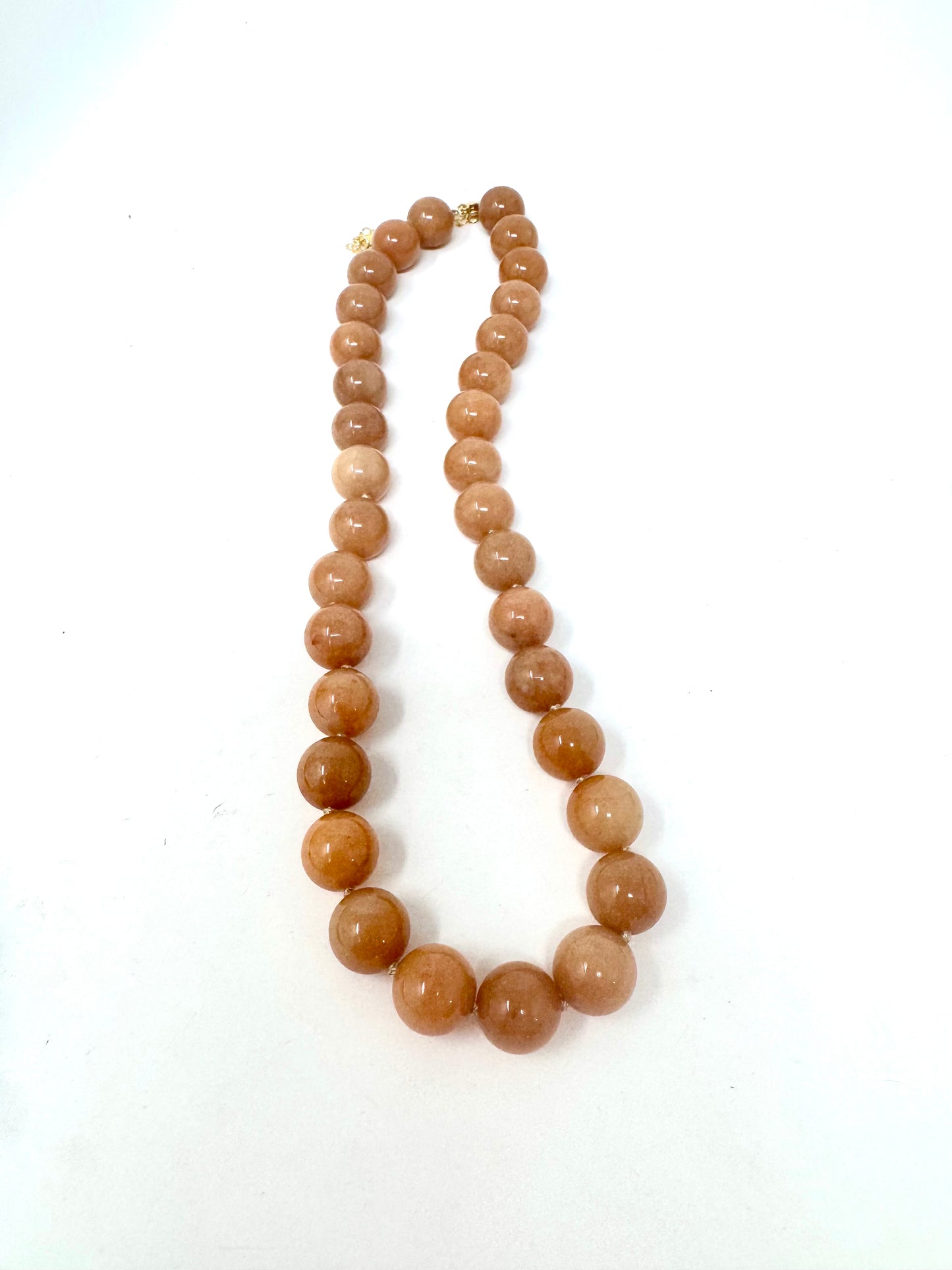 Gemstone Hand Knotted Gumball Necklace