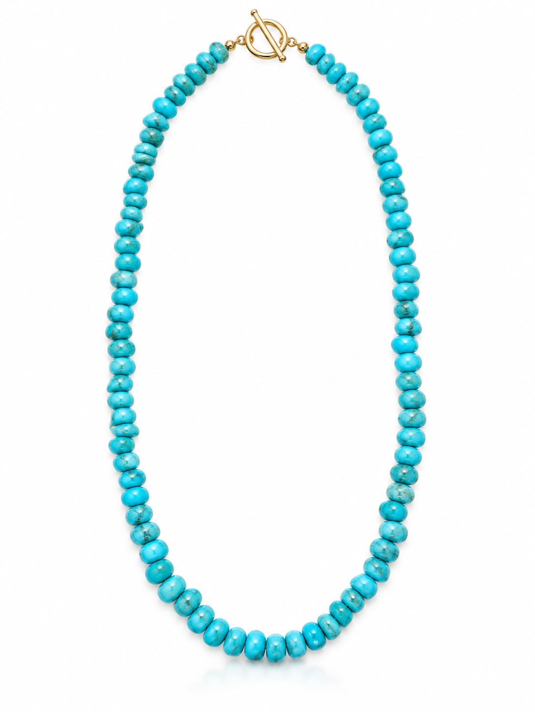 Knotted Gemstone Rondelle Necklace