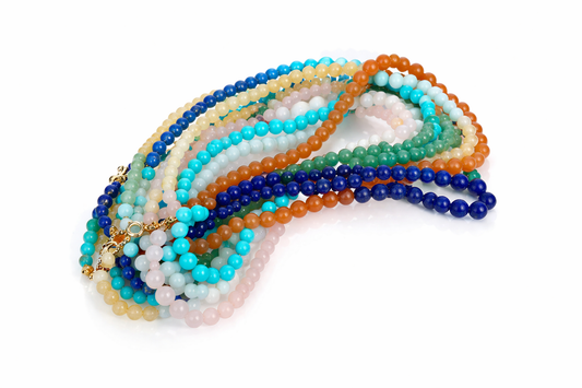 BEADED GEMSTONE NECKLACE